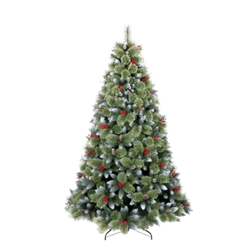 ALBERO DI NATALE MOD. CHERRY H.210CM