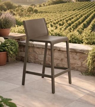 NARDI OUTDOOR - SGABELLO TRILL STOOL MINI TABACCO