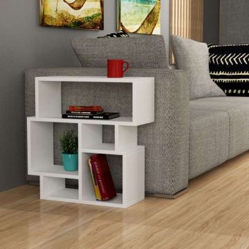 TAVOLINO IN LAMINATO BIANCO