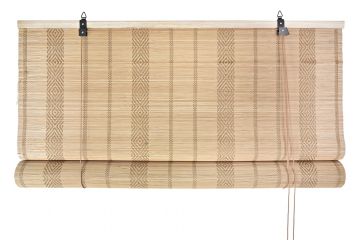 TENDA IN BAMBU 90X3 H 175CM IKAT NATURALE MARRONE CHIARO