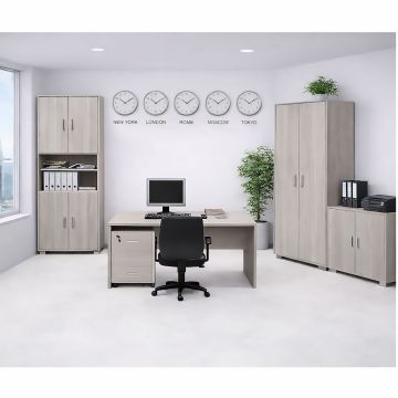 COMPOSIZIONE UFFICIO IN LAMINATO OLMO 1