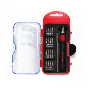 BIT SET CON PROLUNGA DA 120MM 18 PEZZI