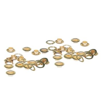 SET 20 OCCHIELLI OTTONATI PER VELA 