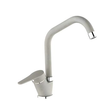 LINEA ALLEN - RUBINETTO LAVELLO BOCCA ALTA DIAM. 40MM FINITURA PIETRA