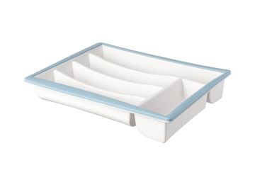 PORTAPOSATE COLOR STYLE 27X35 H. 6.5CM AZZURRO