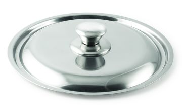 COPERCHIO CON POMELLO LINEA EASY IN ACCIAIO INOX 18/C LUCIDO D 14CM