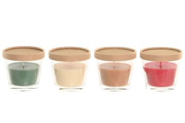 CANDELA DIAM. 9 H 8CM 135GR ASSORTITO