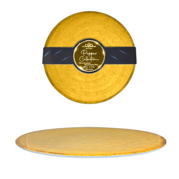 VASSOIO ROTONDO IN MELAMINA YELLOW PEPPER DIAM. 35 H 2CM