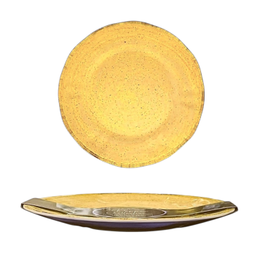 PIATTO PIANO IN MELAMINA YELLOW PEPPER DIAM. 28CM