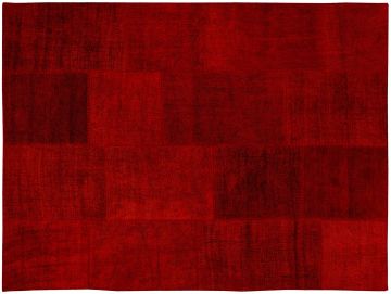 TAPPETO AMBIENTE 170X118CM TINTA UNITA ROSSO 