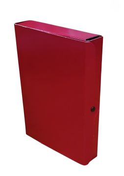 PORTA PROGETTI PRESSPAN 24.5x34.5 CM ROSSO CON BOTTONE 
