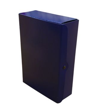 PORTA PROGETTI PRESSPAN 24.5x34.5 CM BLU CON BOTTONE
