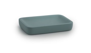 LINEA YLENIA - PORTA SAPONE AZZURRO POLVERE MATT