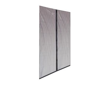 ZANZARIERA MAGNETICA NERA LINEA STANDARD MAGNET 120X160CM