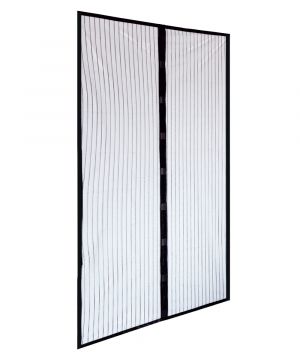 ZANZARIERA MAGNETICA ECCO STRIP RIDUCIBILE 140X250CM NERA