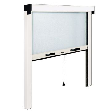  ZANZARIERA AVVOLGIBILE BIANCO LINEA STANDARD SOTTILE 100X160CM