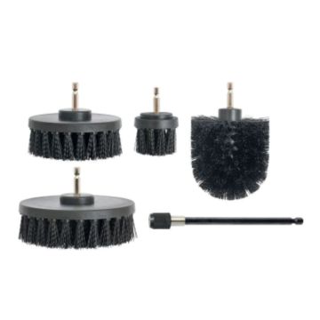 SET 5 SPAZZOLE PULIZIA AVVITATORE A BATTERIA