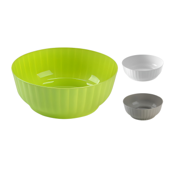 INSALATIERA IN PLASTICA 24X9CM 3LT ASSORTITO