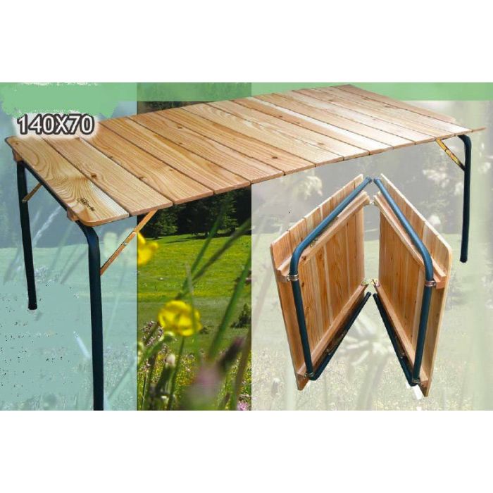 TAVOLO DOPPIO LARICE CM 140X70