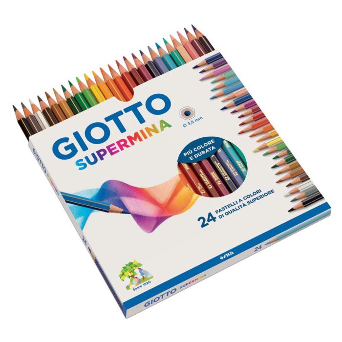 PASTELLO GIOTTO SUPERMINA 24 PEZZI