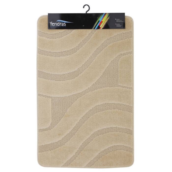 TAPP.POLIPROP.ONDA 60X100CM BEIGE