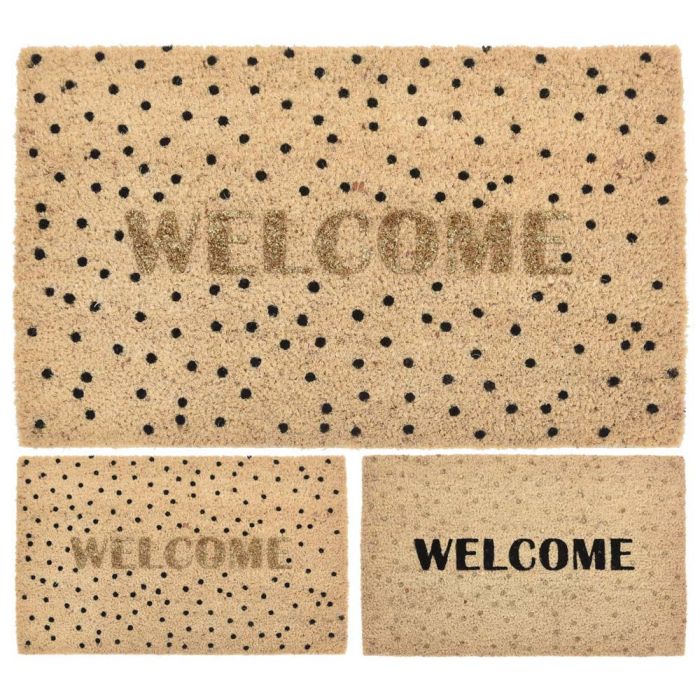 ZERBINO COCCO WELCOME GLITTER 40X60CM