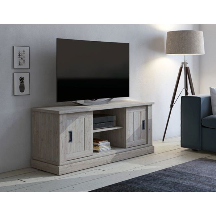 PORTA TV ANTHONY 2A+VG ANCONA OAK