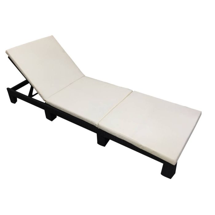 LETTINO IN POLIRATTAN CON CUSCINO