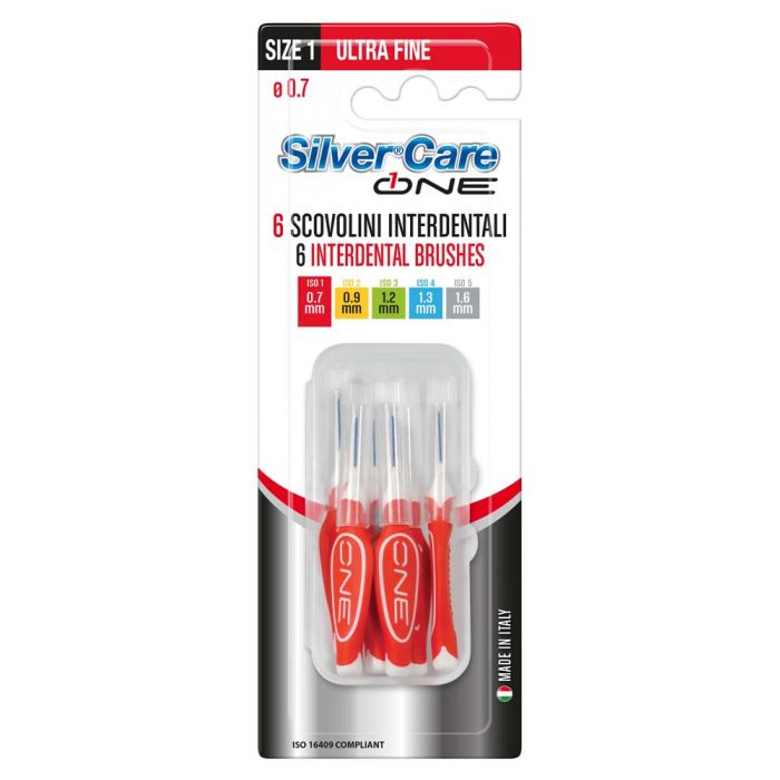 SCOVOLINO INTERDENTALI ULTRA FINE SILVER CARE ONE SCOVOLINO INTERDENTALI ULTRA FINE SILVER CARE ONE