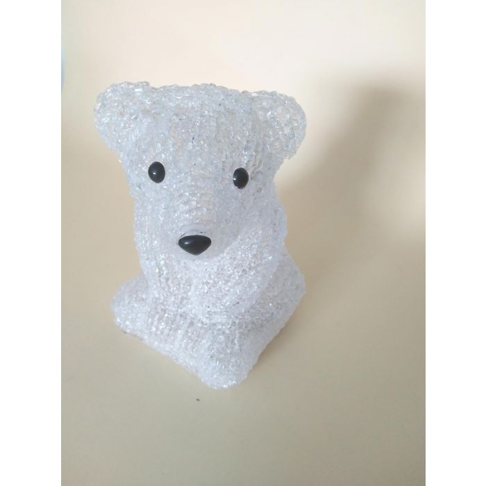 ORSO LED BIANCO C/BATTERIA ORSO LED BIANCO C/BATTERIA