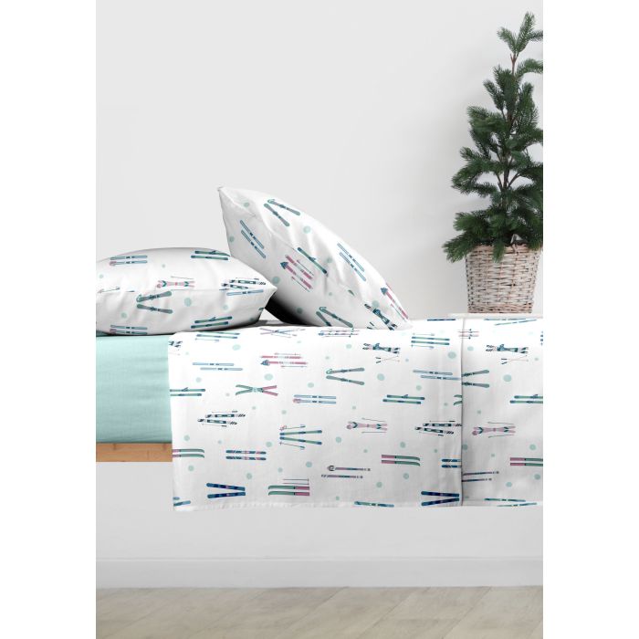 COMPLETO LETTO IN COTONE SKY 2P COMPLETO LETTO IN COTONE SKY 2P