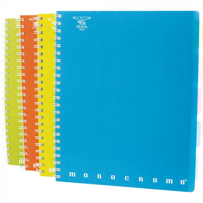 BLOCCO SPIRALATO PPL FLUO 100+2FF MONOCROMO RIGHE 1rigo BLOCCO SPIRALATO PPL FLUO 100+2FF MONOCROMO RIGHE 1rigo