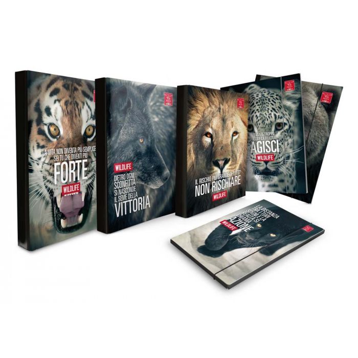 CART. AD ANELLI A4 WILDLIFE 4 ANELLI 27X32CM CART. AD ANELLI A4 WILDLIFE 4 ANELLI 27X32CM