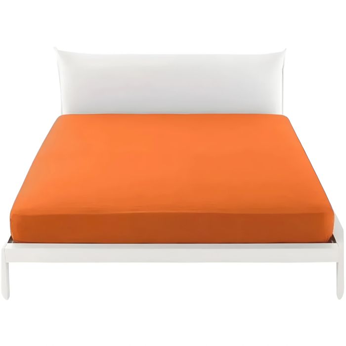 BIANCALUNA - LENZUOLO 1P SOTTO CM 90X200 ARANCIO LINEA COLORED BIANCALUNA - LENZUOLO 1P SOTTO CM 90X200 ARANCIO LINEA COLORED