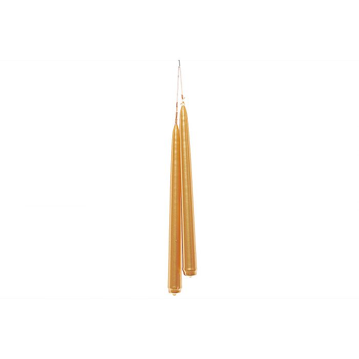 COPPIA STELO LUCIDO ORO 25CM COPPIA STELO LUCIDO ORO 25CM
