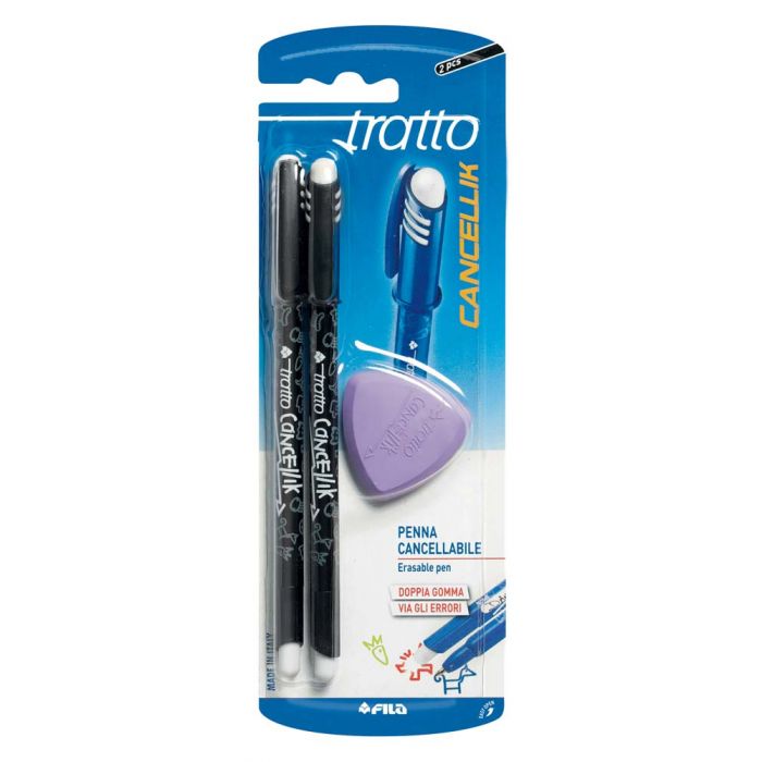 BLISTER CON 2 TRATTO CANCELLIK NERO+GOMMA : vendita online BLISTER CON 2 TRATTO  CANCELLIK NERO+GOMMA in offerta