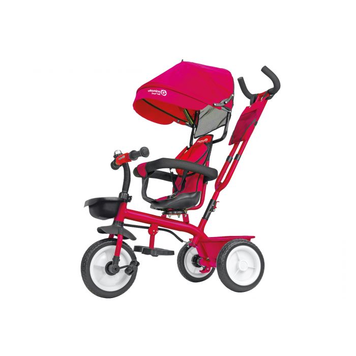 TRICICLO METALLO VITA MINO C/PEDALI/PARASOLE ROSSO TRICICLO METALLO VITA MINO C/PEDALI/PARASOLE ROSSO