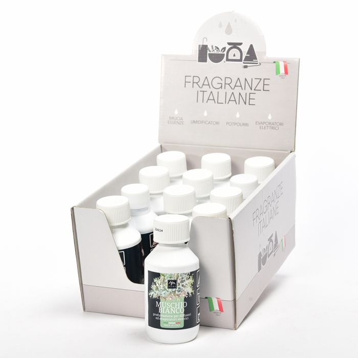 ESSENZA PROFUMATA MUSCHIO BIANCO 125ML PER CALORIFERI E BRUCIAESSENZE ESSENZA PROFUMATA MUSCHIO BIANCO 125ML PER CALORIFERI E BRUCIAESSENZE