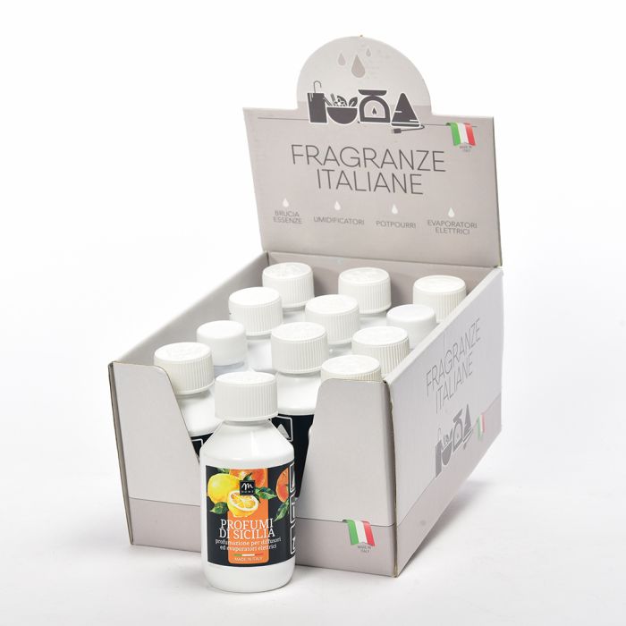 ESSENZA PROFUMATA PROFUMI DI SICILIA 125ML PER CALORIFERI E BRUCIAESSENZE ESSENZA PROFUMATA PROFUMI DI SICILIA 125ML PER CALORIFERI E BRUCIAESSENZE