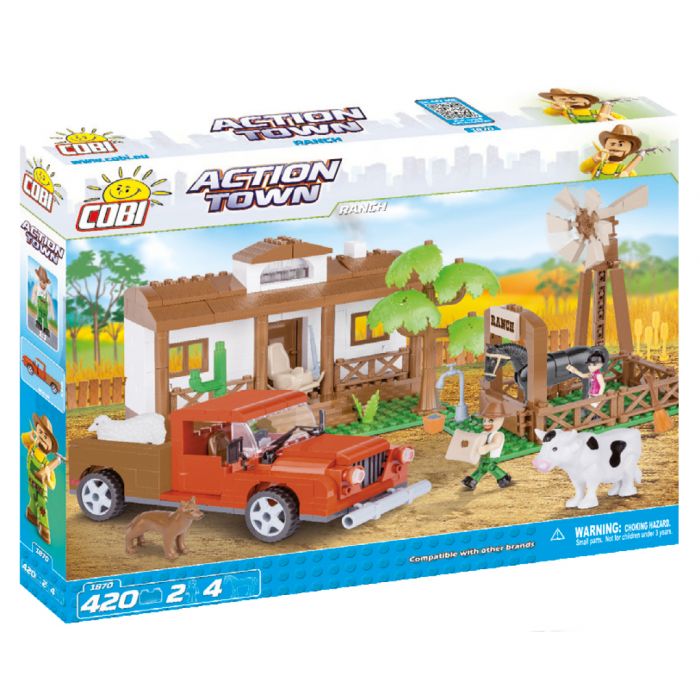 420PCS ACTION TOWN RANCH 420PCS ACTION TOWN RANCH