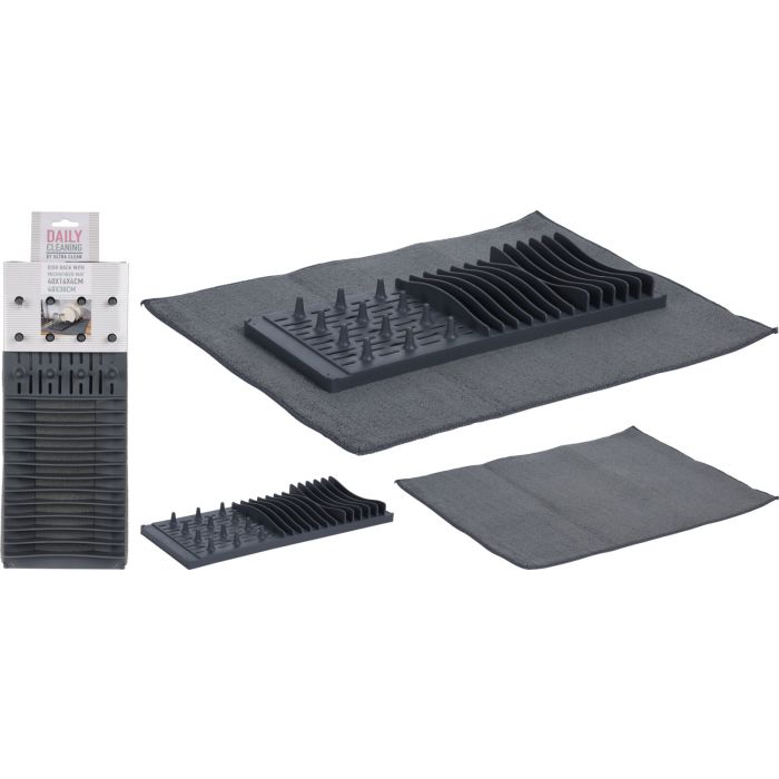 SCOLAPIATTI 40X16CM CON PANNO 48X38CM SCOLAPIATTI 40X16CM CON PANNO 48X38CM