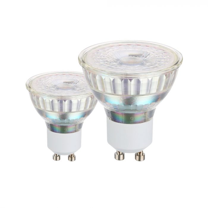 2 LAMPADINE A LED D. 5CM - GU10 4.5W 3000K 220-240V 25000H: vendita online  2 LAMPADINE A LED D. 5CM - GU10 4.5W 3000K 220-240V 25000H in offerta