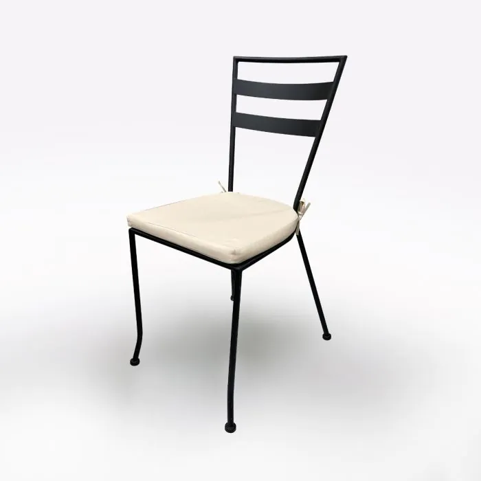 SEDIA VARANO IN FERRO NERO