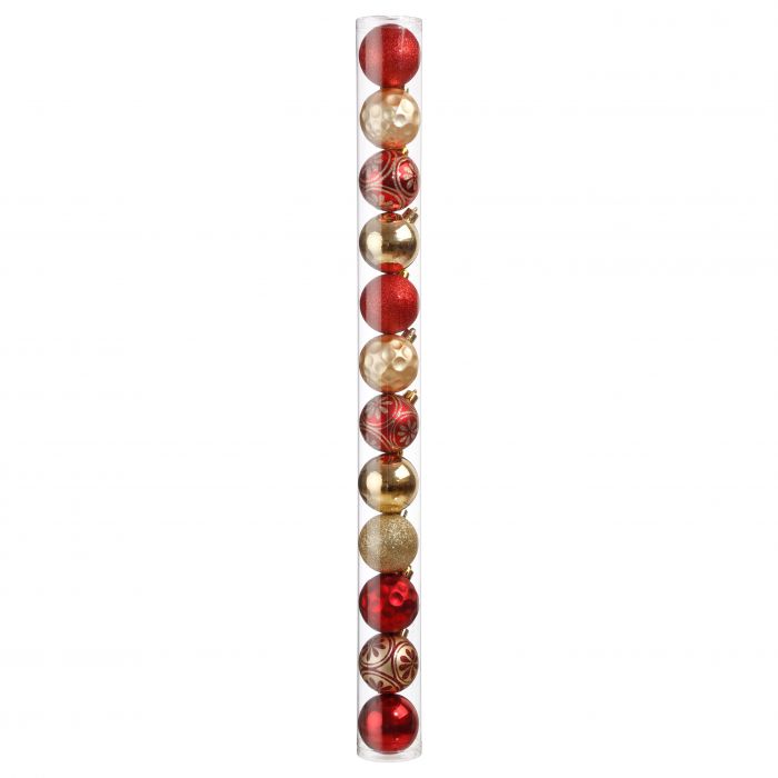 SET 12 PALLINE 6CM COLORI ASSORTITI SET 12 PALLINE 6CM COLORI ASSORTITI