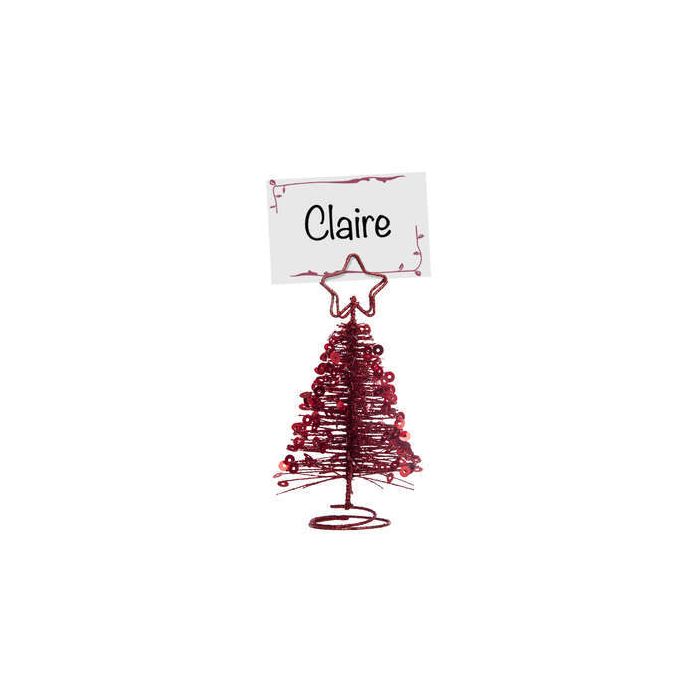 ALBERO ROSSO SEGNAPOSTO IN METALLO ALBERO ROSSO SEGNAPOSTO IN METALLO