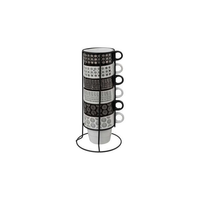 SET 6 TAZZE CON SOSTEGNO 26CL SET 6 TAZZE CON SOSTEGNO 26CL