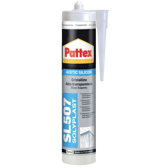 PATTEX SILICONE SL507 CRISTALLINO 300ml PATTEX SILICONE SL507 CRISTALLINO 300ml