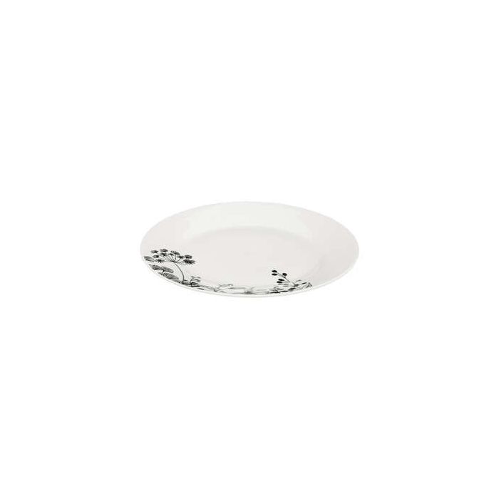 SET 18 PEZZI SERVIZIO PIATTI FLOREALE BIANCO