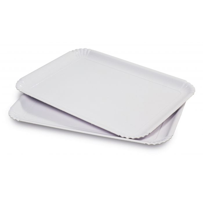 EASY BAKE 2PZ VASSOIO CARTONCINO 33X43CM BIANCO