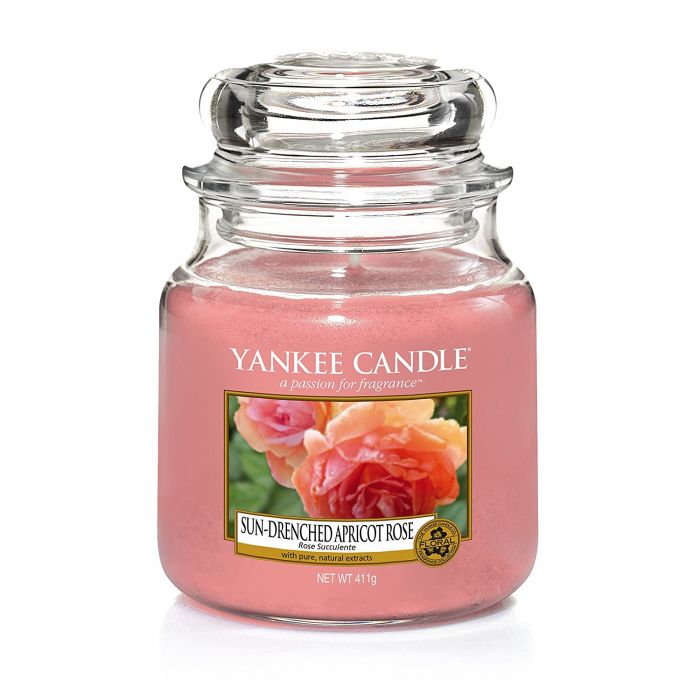 YANKEE CANDLE - GIARA MEDIA CLASSIC SUN-DRENCHED APRICOT ROSE
